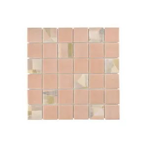 Bauhaus Coral Matt Mosaic by null, a Mosaic Tiles for sale on Style Sourcebook