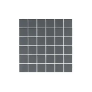 Regency Black Textured Mosaic Tile by null, a Outdoor Tiles & Pavers for sale on Style Sourcebook