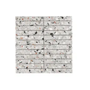 Venice Light Grey Terrazzo Natural Product Finger Honed Mosaic by null, a Mosaic Tiles for sale on Style Sourcebook