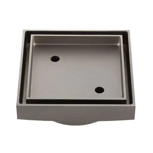 KFG Tile Insert Gun Metal 115x115x45 by null, a Shower Grates & Drains for sale on Style Sourcebook