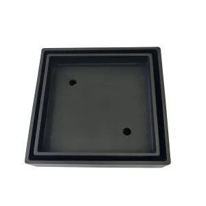 KFG Grate Matt Black 115x115x45 by null, a Shower Grates & Drains for sale on Style Sourcebook