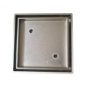 KFG Tile Insert Satin Nickel 115x115x45 by null, a Shower Grates & Drains for sale on Style Sourcebook