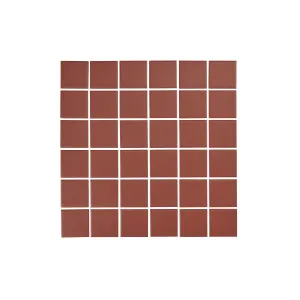Regency Red Textured Mosaic Tile by null, a Outdoor Tiles & Pavers for sale on Style Sourcebook