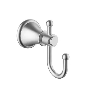 Clasico Robe Hook Brushed Nickel by null, a Shelves & Hooks for sale on Style Sourcebook