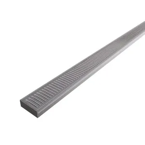 DTA Hayman Grate Alumin Brushed Nickel 35x100x3000 by null, a Shower Grates & Drains for sale on Style Sourcebook