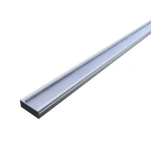 DTA Hayman Tile Insert Alumin Brushed Silver 35x100x3000 by null, a Shower Grates & Drains for sale on Style Sourcebook