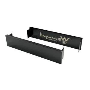 DTA Hayman Alumin 21mm End Caps Brushed Black 2pk by null, a Shower Grates & Drains for sale on Style Sourcebook