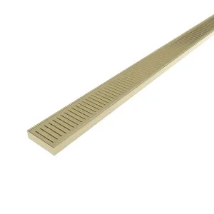 DTA Hayman Grate Alumin Brushed Gold Light 26x100x3000 by null, a Shower Grates & Drains for sale on Style Sourcebook