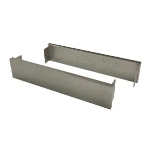 DTA Hayman Alumin 21mm End Caps Brushed Nickel 2pk by null, a Shower Grates & Drains for sale on Style Sourcebook
