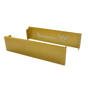 DTA Hayman Alumin 26mm End Caps Brushed Gold Light 2pk by null, a Shower Grates & Drains for sale on Style Sourcebook