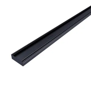 DTA Hayman Tile Insert Alumin Brushed Black 35x100x3000 by null, a Shower Grates & Drains for sale on Style Sourcebook