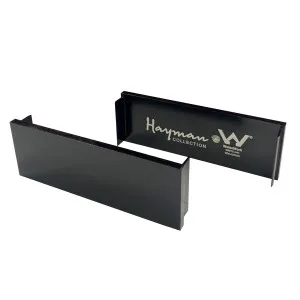 DTA Hayman Alumin 35mm End Caps Brushed Black 2pk by null, a Shower Grates & Drains for sale on Style Sourcebook
