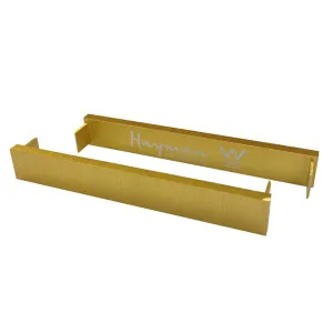 DTA Hayman Alumin 14mm End Caps Brushed Gold Light 2pk by null, a Shower Grates & Drains for sale on Style Sourcebook