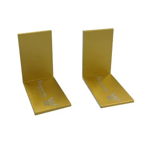 DTA Hayman Alumin 21mm 90 Deg Joiner Gold 2pk by null, a Shower Grates & Drains for sale on Style Sourcebook