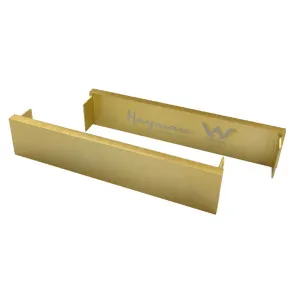 DTA Hayman Alumin 21mm End Caps Brushed Gold Light 2pk by null, a Shower Grates & Drains for sale on Style Sourcebook
