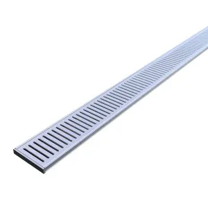 DTA Hayman Grate Alumin Brushed Silver 14x100x3000 by null, a Shower Grates & Drains for sale on Style Sourcebook