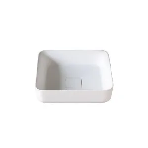 Bonn Vessel Basin Stone 400x400 Matte White by null, a Basins for sale on Style Sourcebook