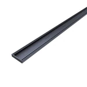 DTA Hayman Tile-In Alumin Brushed Gun Metal 21x100x3000 by null, a Shower Grates & Drains for sale on Style Sourcebook