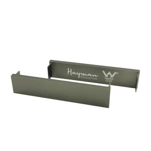 DTA Hayman Alumin 21mm End Caps Brushed Gun Metal 2pk by null, a Shower Grates & Drains for sale on Style Sourcebook
