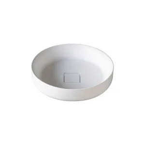Bonn Round Vessel Basin Stone 450 Matte White by null, a Basins for sale on Style Sourcebook