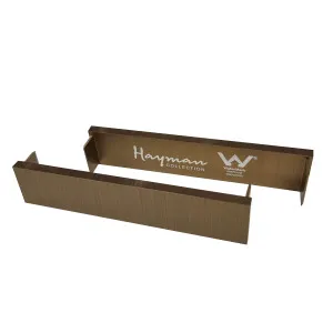 DTA Hayman Alumin 21mm End Caps Brushed Copper 2pk by null, a Shower Grates & Drains for sale on Style Sourcebook