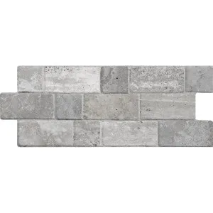 Roma Travertine Modular Grey Textured Tile by null, a Porcelain Tiles for sale on Style Sourcebook