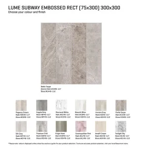 Lume Subway Embossed Tile by null, a Moroccan Look Tiles for sale on Style Sourcebook