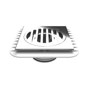 Art Stick Down Megaflex 50mm Chrome by null, a Shower Grates & Drains for sale on Style Sourcebook