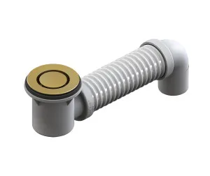 Art P&W Bath Bend Pop Down w/Connector Brushed Gold by null, a Shower Grates & Drains for sale on Style Sourcebook