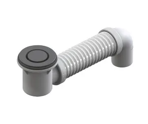 Art P&W Bath Bend Pop Down w/Connector Titanium Grey by null, a Shower Grates & Drains for sale on Style Sourcebook
