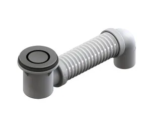 Art P&W Bath Bend Pop Down w/Connector Brushed Chrome by null, a Shower Grates & Drains for sale on Style Sourcebook