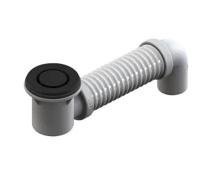 Art P&W Bath Bend Pop Down w/Connector Black Chrome by null, a Shower Grates & Drains for sale on Style Sourcebook