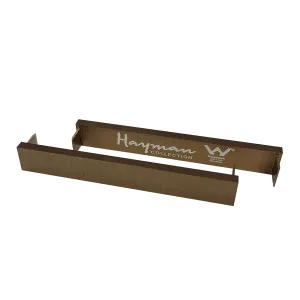DTA Hayman Alumin 14mm End Caps Brushed Copper 2pk by null, a Shower Grates & Drains for sale on Style Sourcebook