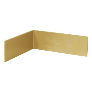 Lauxes Standard Tile Insert Floor Grate Corner Joiners 90 degree 21mm High (Pack of 2) - Matt Yellow Gold by null, a Shower Grates & Drains for sale on Style Sourcebook