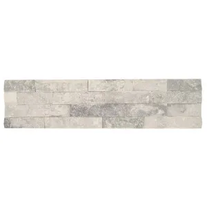 Stone Wall Quartz Natural Product Silver Ice Structured Panel (Pkt5) by null, a Marble Look Tiles for sale on Style Sourcebook
