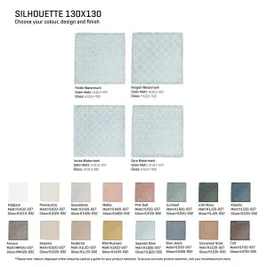 Silhouette Structured Decor Tile by null, a Moroccan Look Tiles for sale on Style Sourcebook
