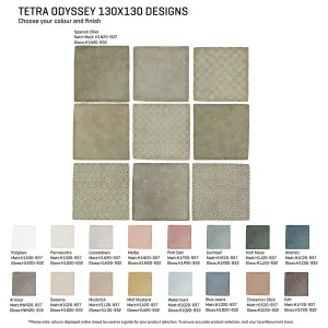 Tetra Odyssey Mix Structured Tile by null, a Moroccan Look Tiles for sale on Style Sourcebook