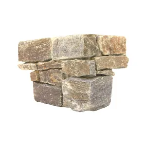 Drystone Quartz Natural Product Jasper Structured Corner (Pkt2) by null, a Marble Look Tiles for sale on Style Sourcebook