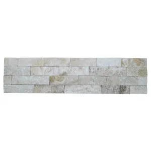 Stone Wall Quartz Natural Product White Structured Panel (Pkt5) by null, a Marble Look Tiles for sale on Style Sourcebook