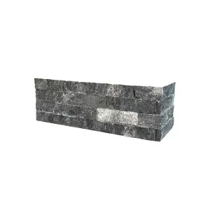 Stone Wall Quartz Natural Product Ocean Green Structured Corner (Pkt5) by null, a Marble Look Tiles for sale on Style Sourcebook
