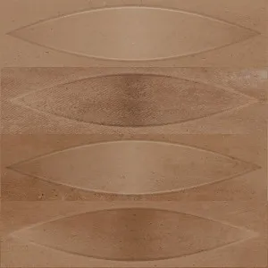 Elouera Shield Copper Embossed Matt Tile by null, a Porcelain Tiles for sale on Style Sourcebook