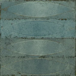 Elouera Shield Aqua Embossed Gloss Tile by null, a Porcelain Tiles for sale on Style Sourcebook