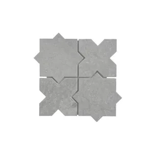 Fiba Natural Travertine Starcross Grey Honed Unfilled Mosaic by null, a Mosaic Tiles for sale on Style Sourcebook