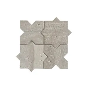 Fiba Natural Travertine Starcross Beige Honed Unfilled Mosaic by null, a Mosaic Tiles for sale on Style Sourcebook