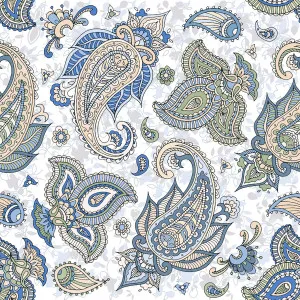 Boteh Hara Multi Colour Matt Tile by null, a Moroccan Look Tiles for sale on Style Sourcebook