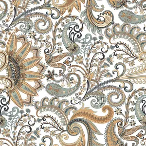 Boteh Mura Multi Colour Matt Tile by null, a Moroccan Look Tiles for sale on Style Sourcebook