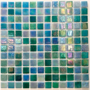 Byron Bay Seafoam Glass Natural Product Mix Pearl Gloss Mosaic by null, a Mosaic Tiles for sale on Style Sourcebook
