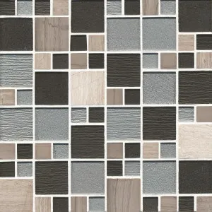 Inventory Silverfox Mix Natural Product Square Various Mosaic by null, a Mosaic Tiles for sale on Style Sourcebook