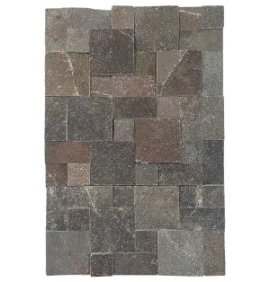 Stone Wall Spanoli Basalt Natural Product Structured Matt (Pkt6) by null, a Marble Look Tiles for sale on Style Sourcebook
