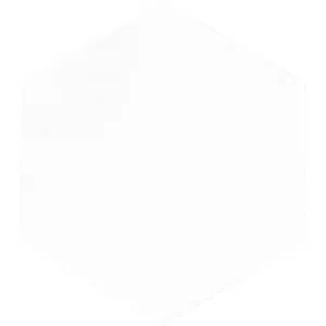 Denia Hexagon White Structured Textured Tile by null, a Porcelain Tiles for sale on Style Sourcebook